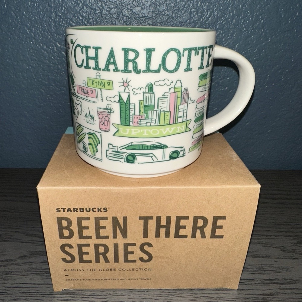 Starbucks CHARLOTTE Been There Series Collection Coffee Mug 14oz New in Box BNIB